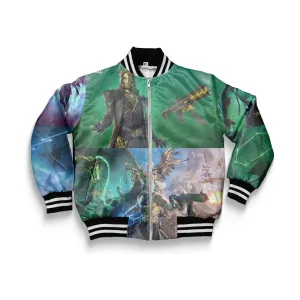 Kids Fort green Bomber