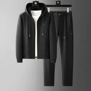Kile - Smartes Herbst  Schwarz Casual Set für Herren