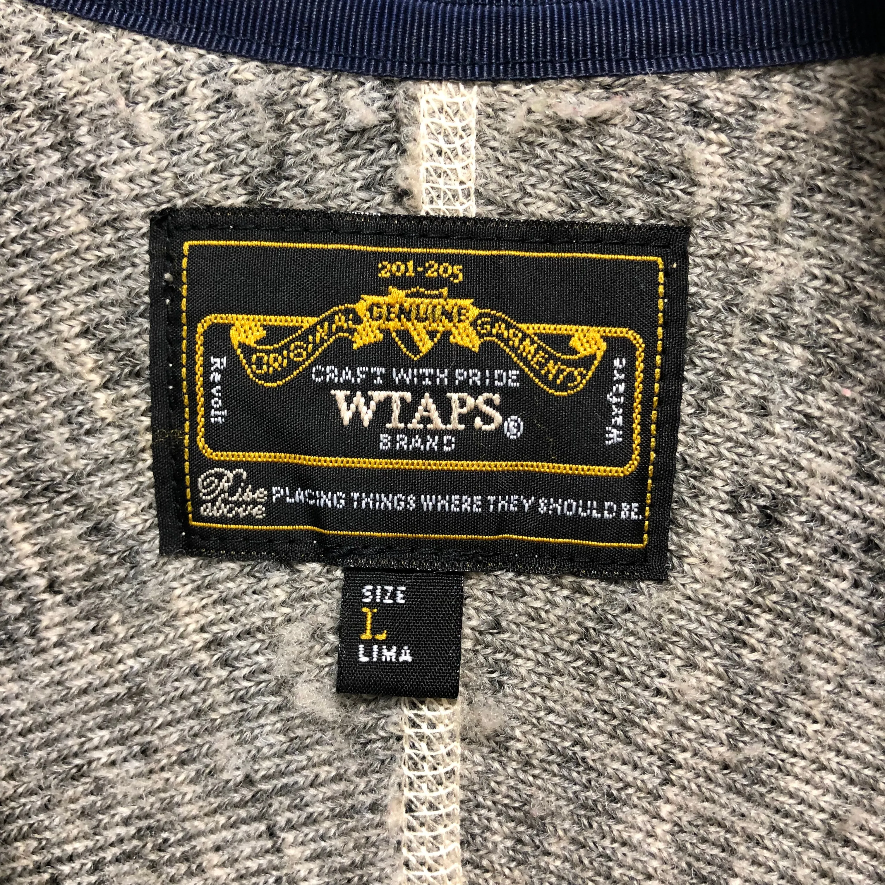 [L] WTaps Red Dawn 08AW Polar Fleece Zip Up Jacket Beige