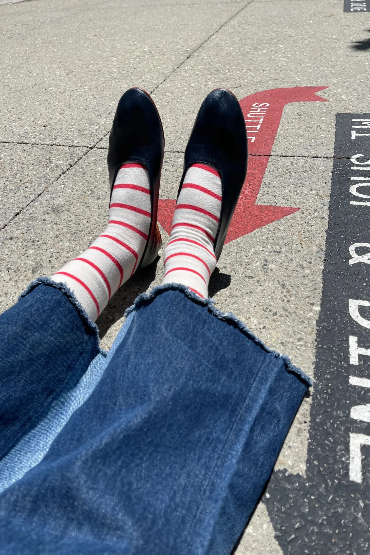 Le Bon Shoppe-Wally Socks-Red lol