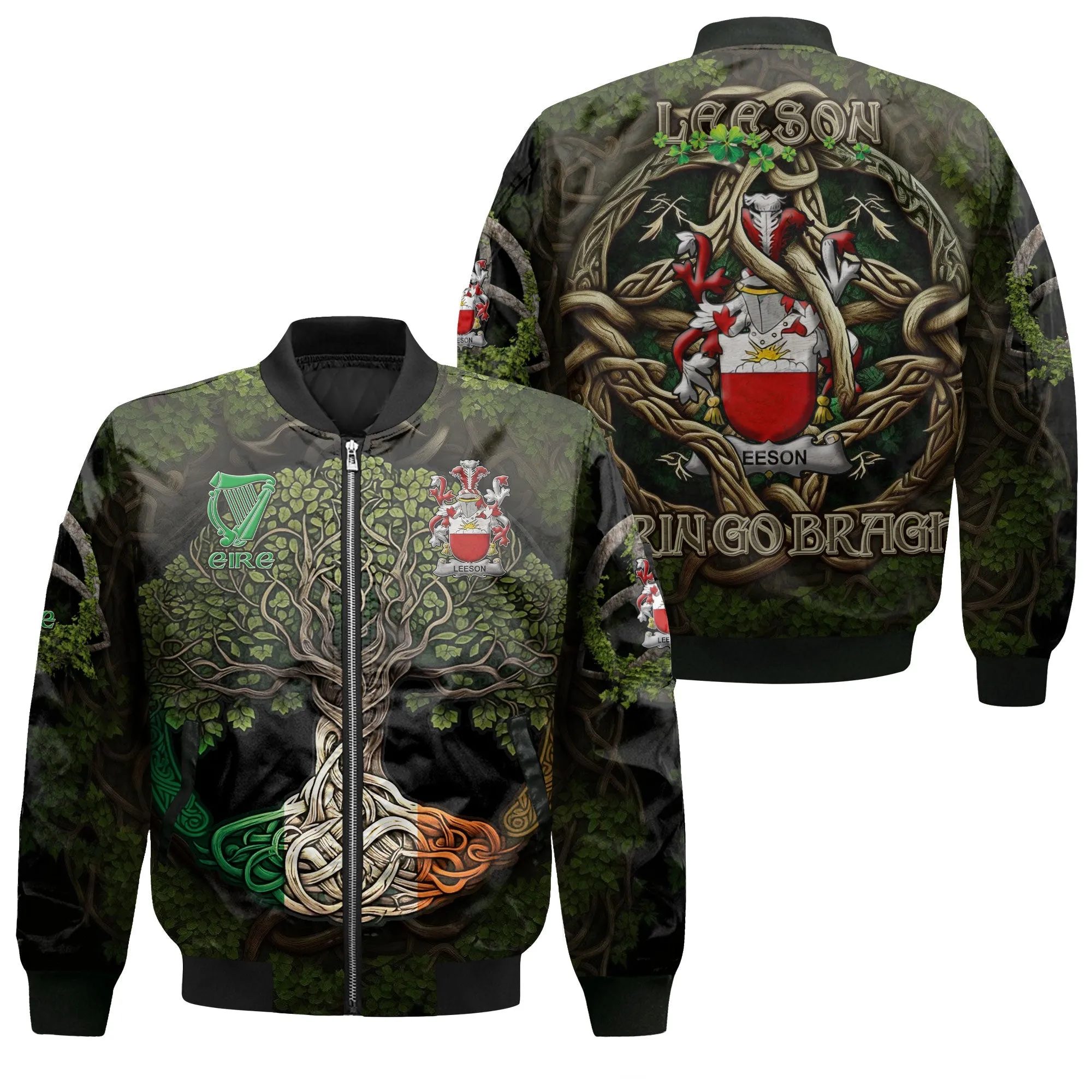 Leeson Bomber Jackets Ireland Is My Root Style