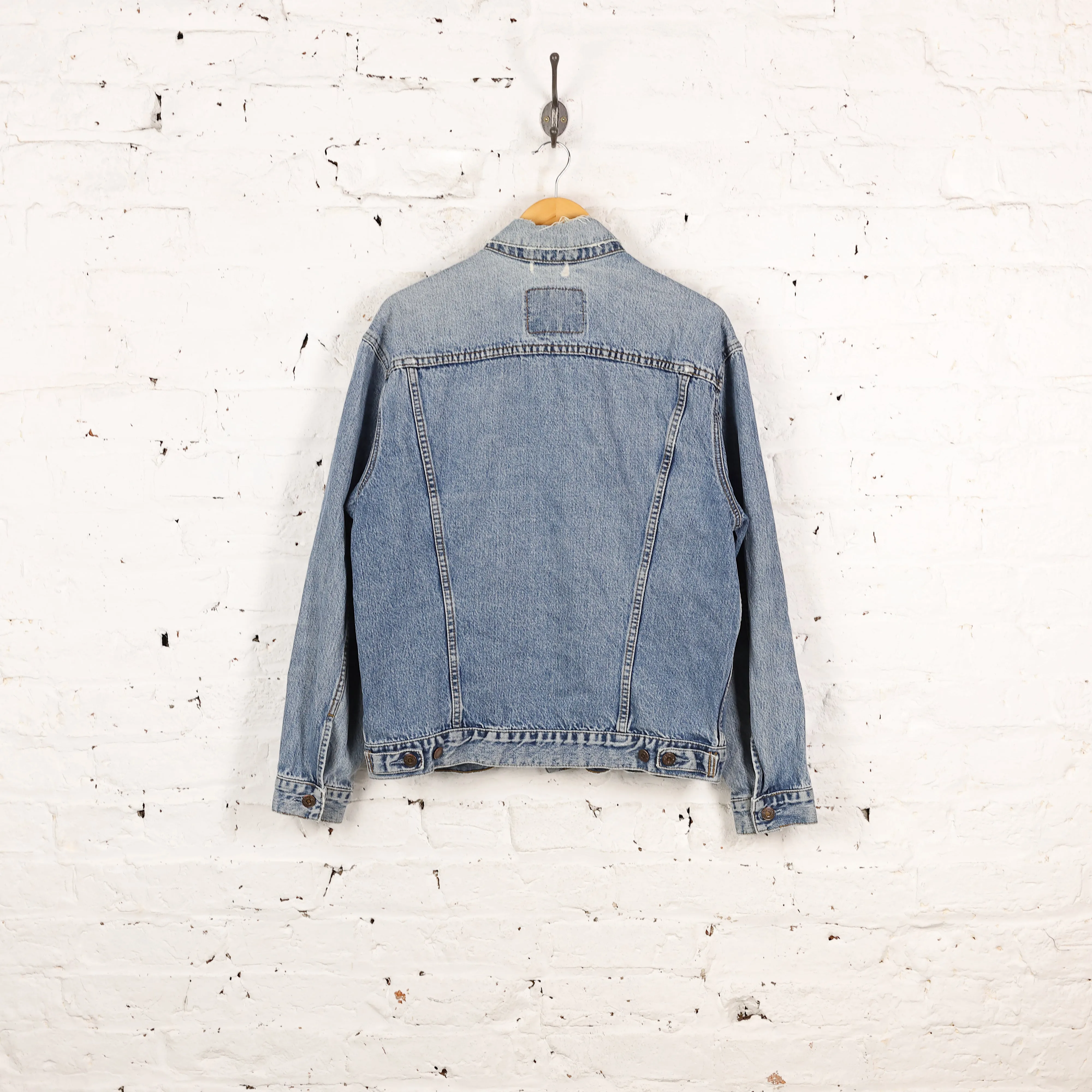 Levi's Worn Denim Jacket - Blue - L