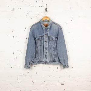 Levi's Worn Denim Jacket - Blue - L