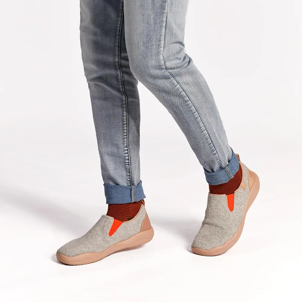 Light Grey Wool Cuenca Men