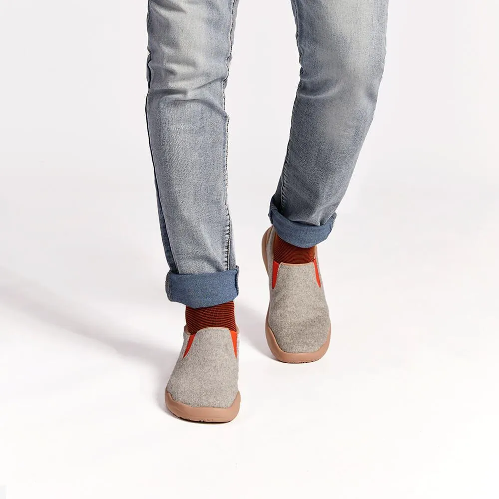 Light Grey Wool Cuenca Men