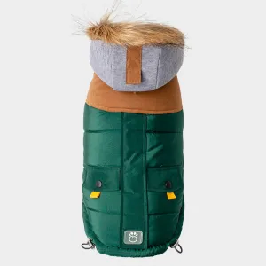 Lodge Parka Dog Coat | Forest Green