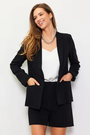 Long Sleeve Open Blazer Jacket