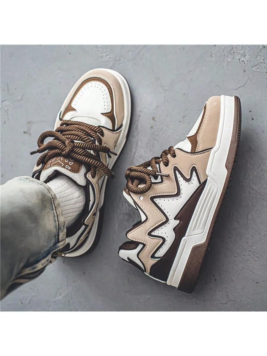 Low-Cut Breathable Chunky Sneakers