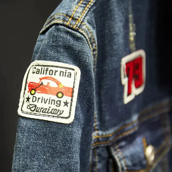 Lukas : Denim Jacket mit flippigem Druck