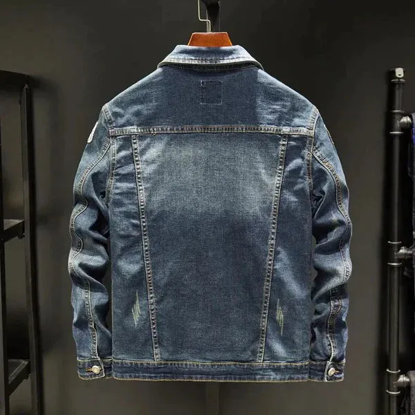 Lukas : Denim Jacket mit flippigem Druck