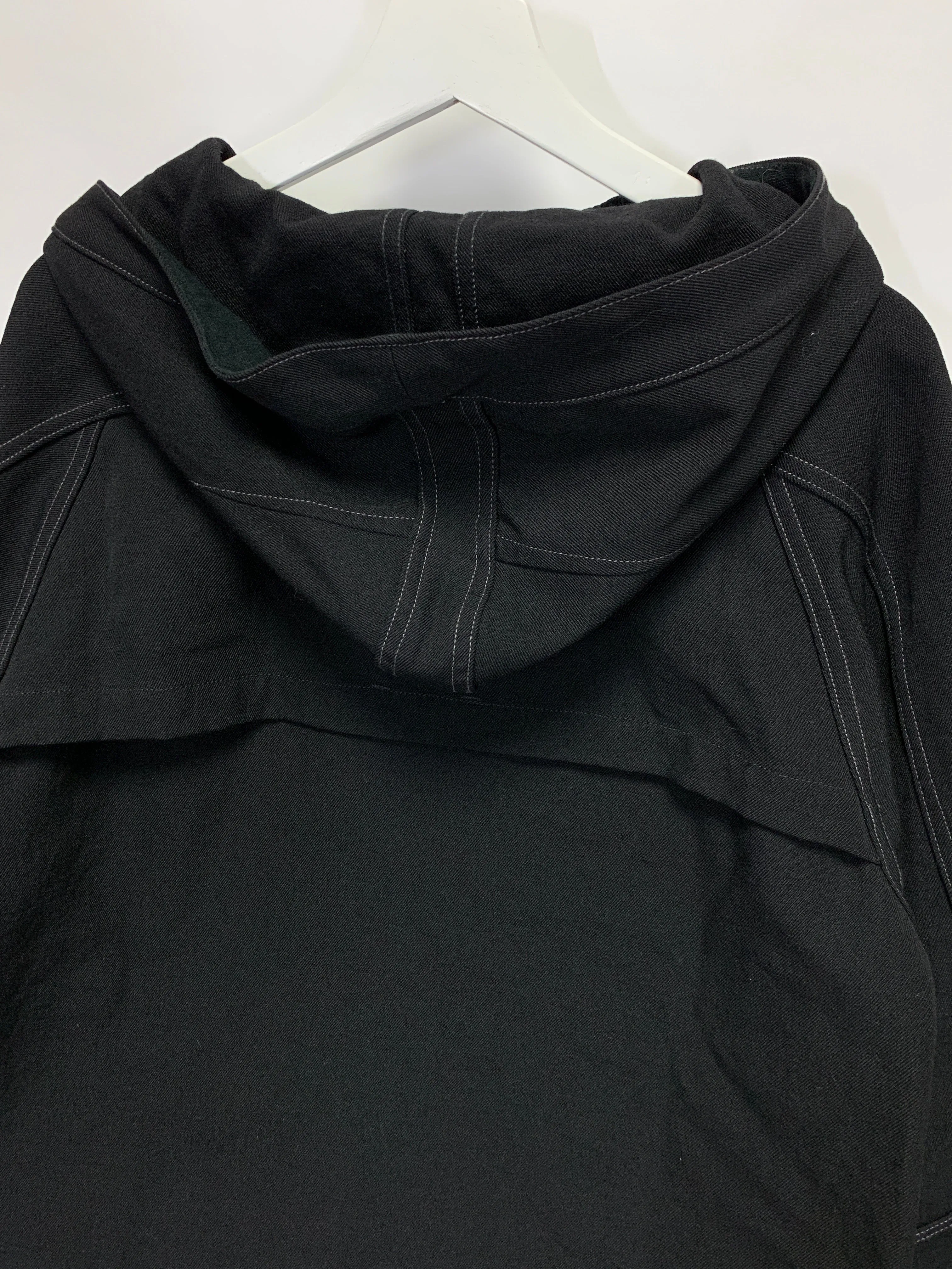 [M] Kapital Kiro Hirata Wool Military Parka Jacket Black
