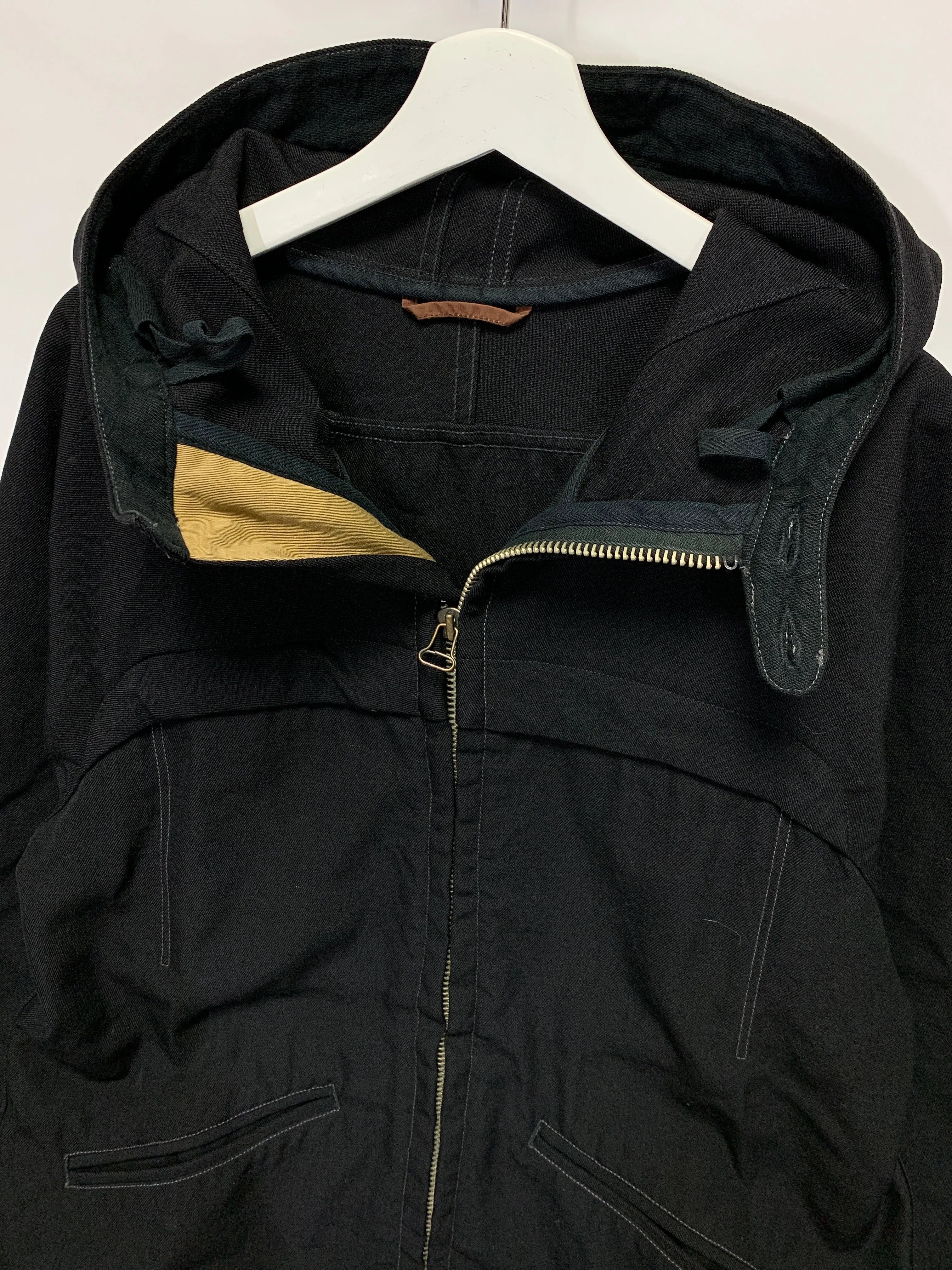 [M] Kapital Kiro Hirata Wool Military Parka Jacket Black