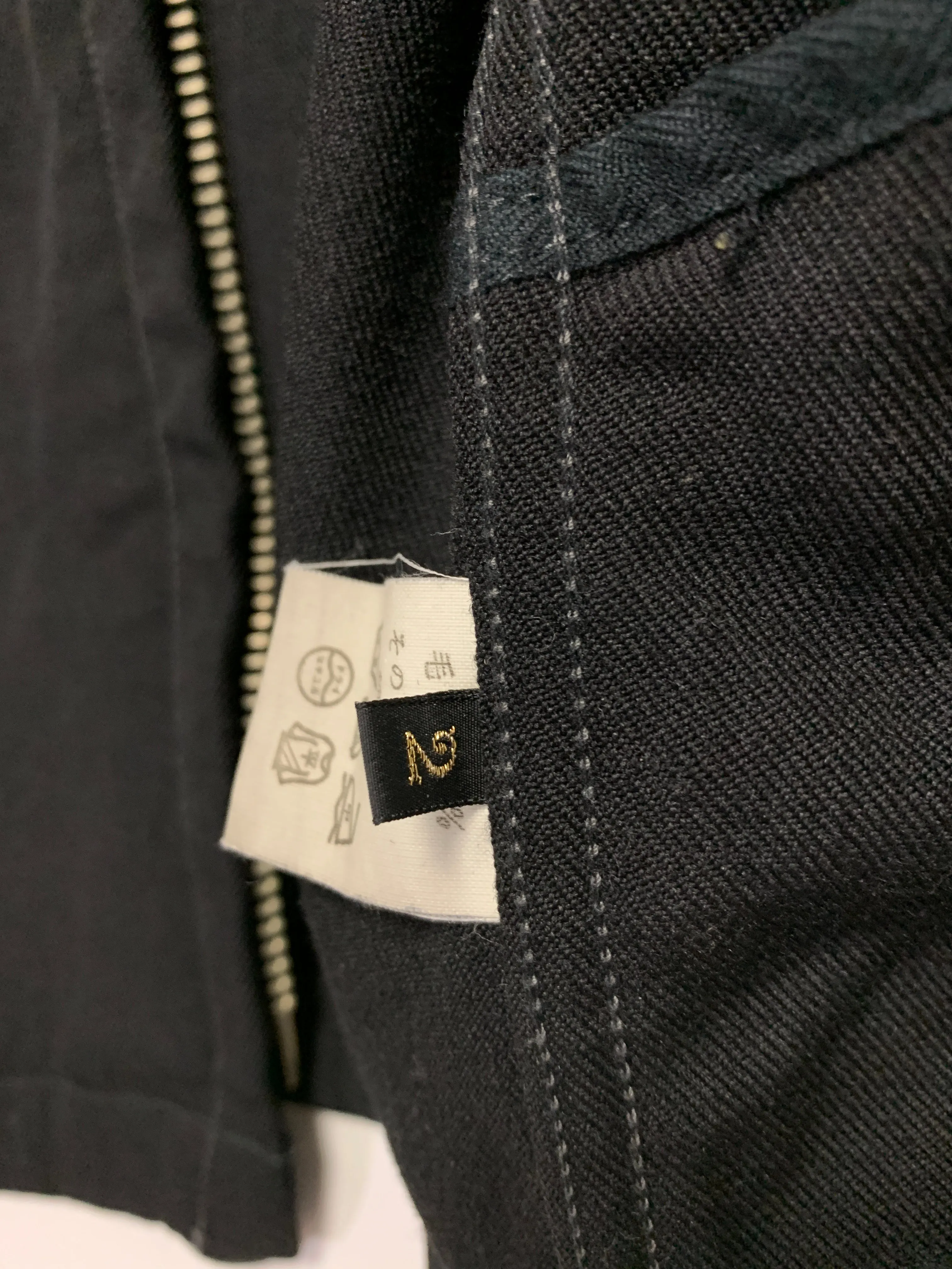 [M] Kapital Kiro Hirata Wool Military Parka Jacket Black