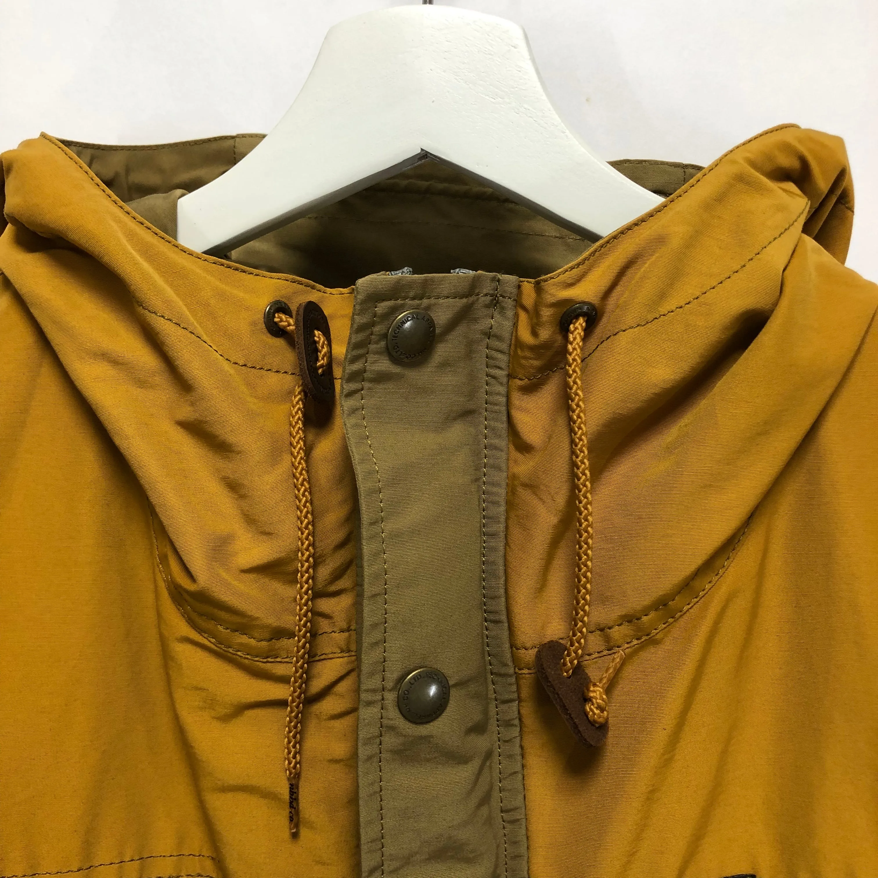 [M] Neighborhood 12AW Cave Mountain Parka Jacket Yellow/Beige