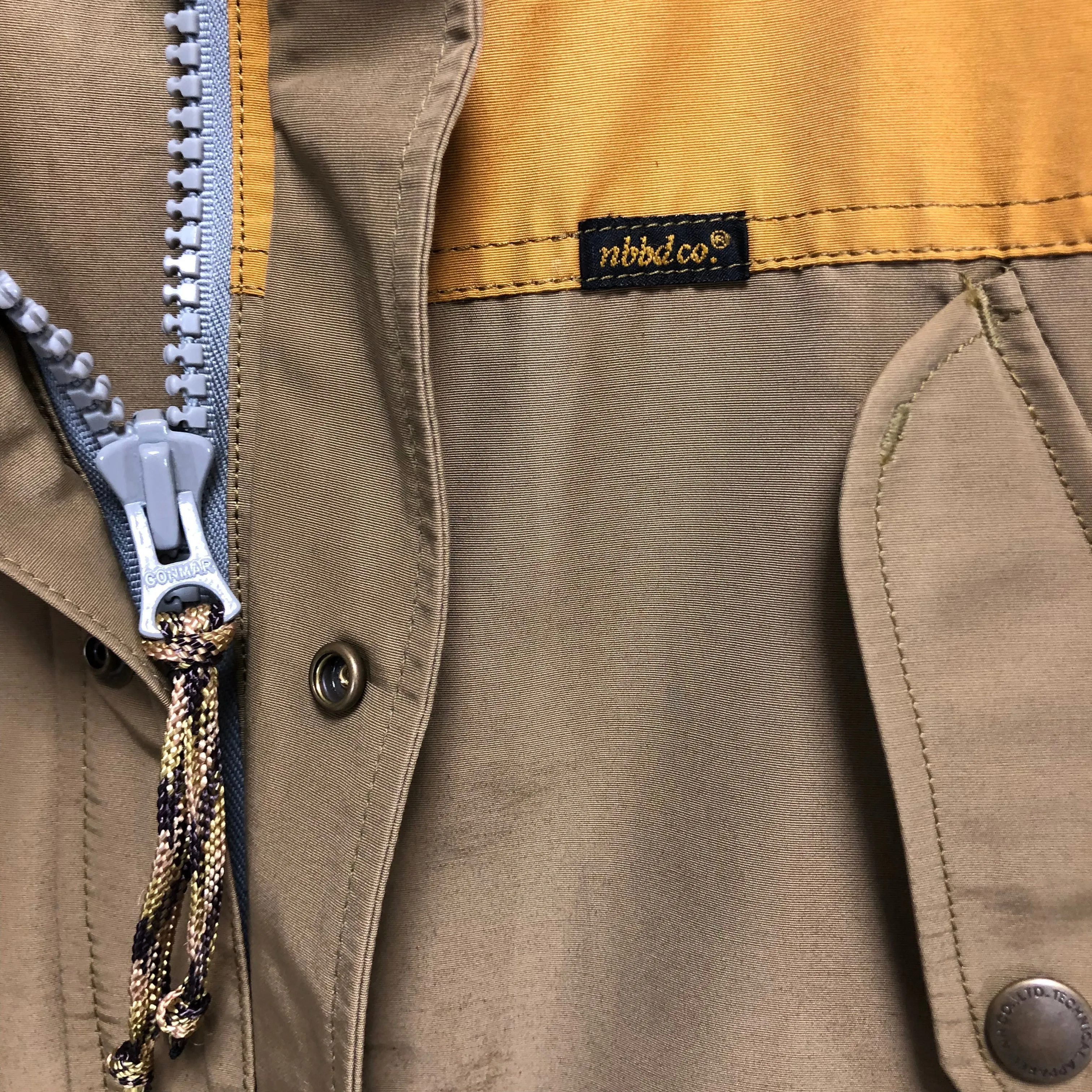 [M] Neighborhood 12AW Cave Mountain Parka Jacket Yellow/Beige