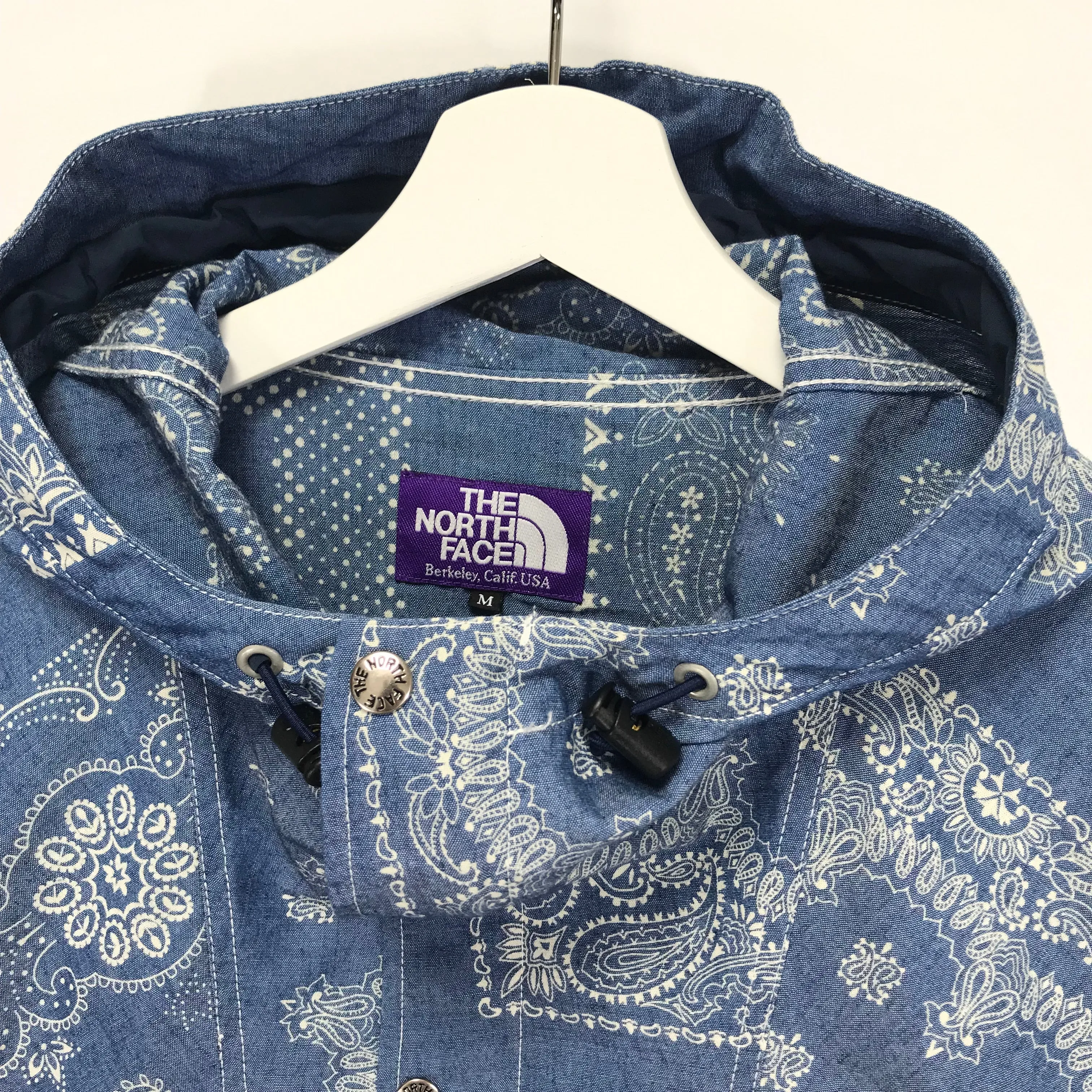 [M] North Face Purple Label Bandana Anorak Parka Indigo