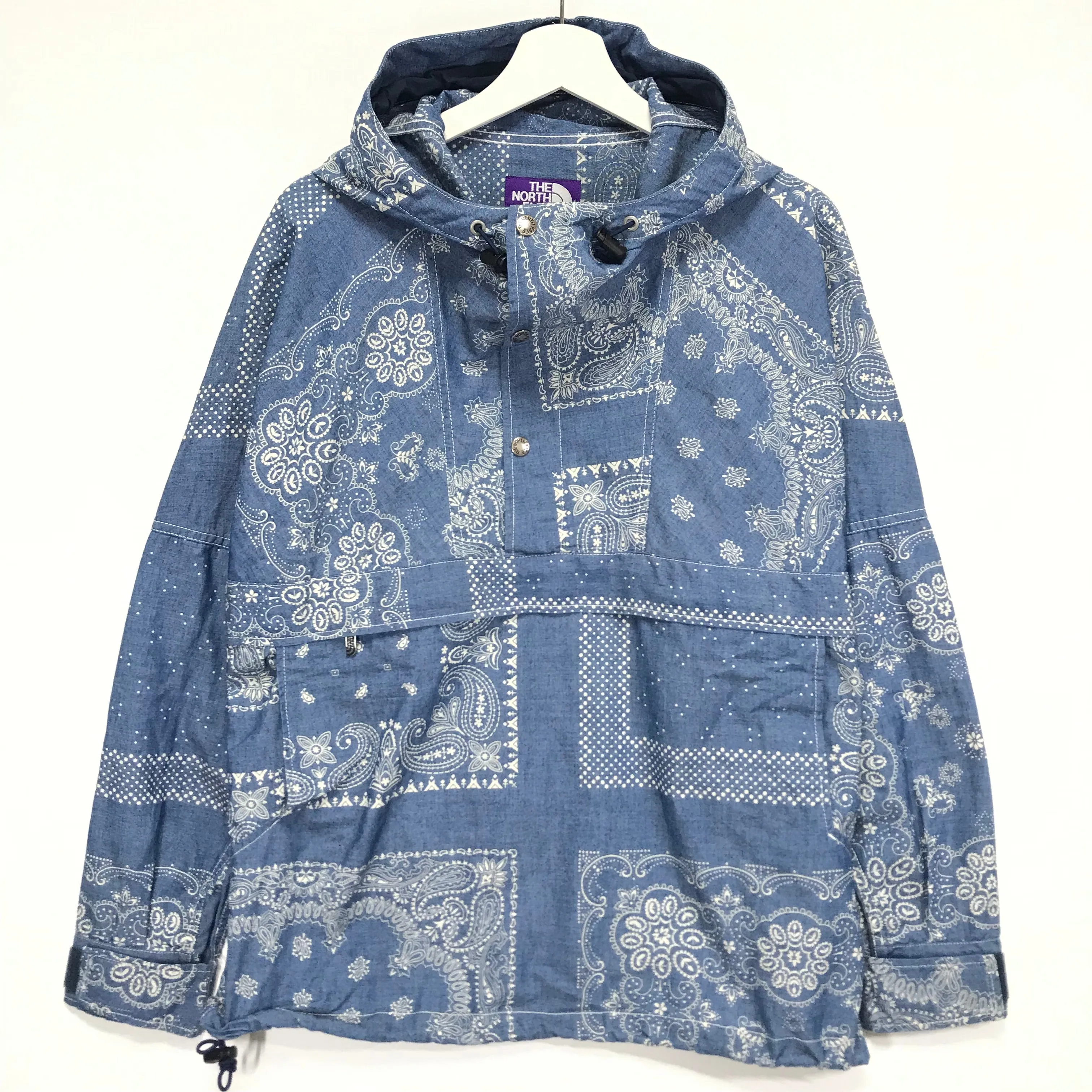 [M] North Face Purple Label Bandana Anorak Parka Indigo