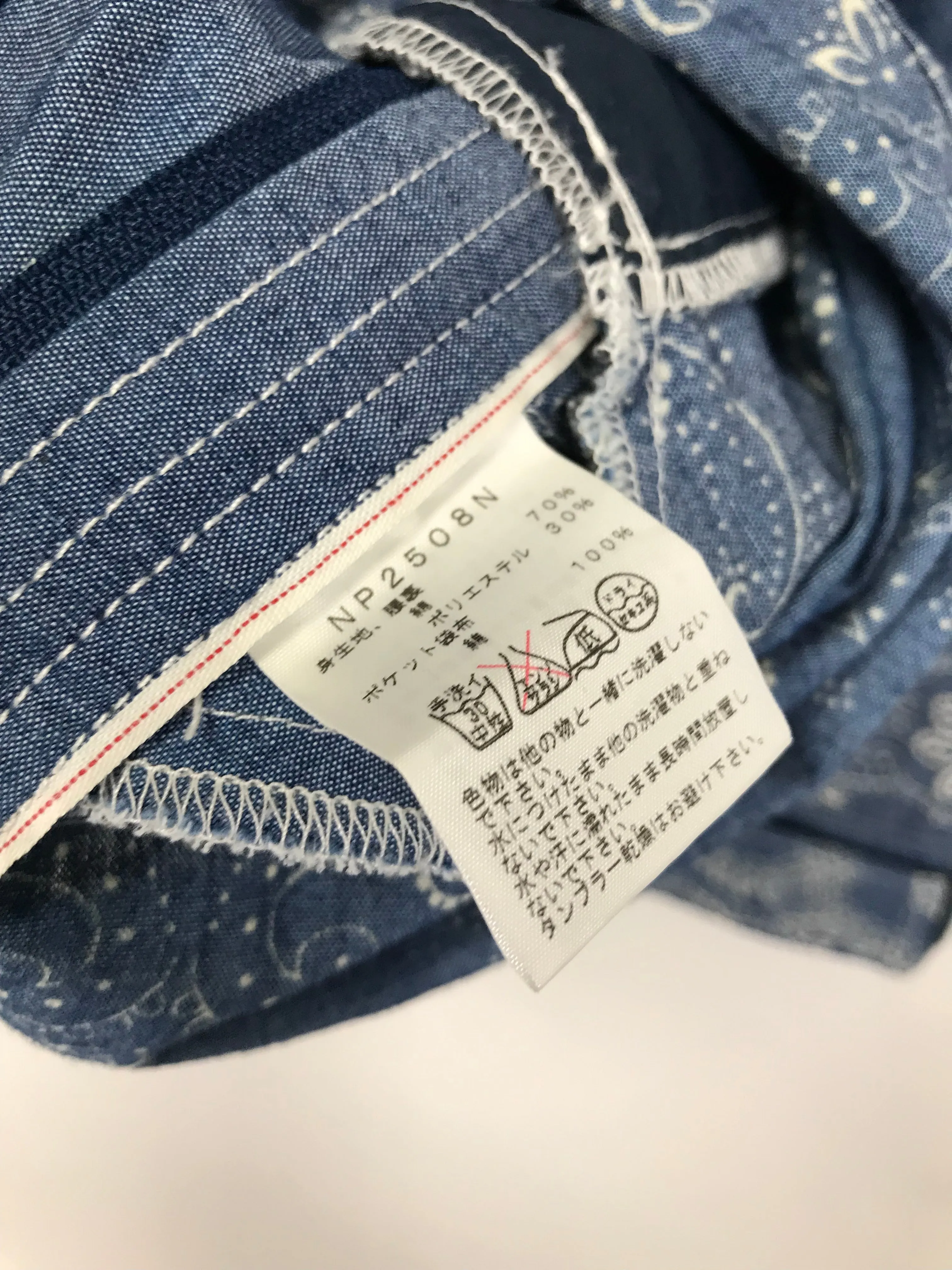 [M] North Face Purple Label Bandana Anorak Parka Indigo