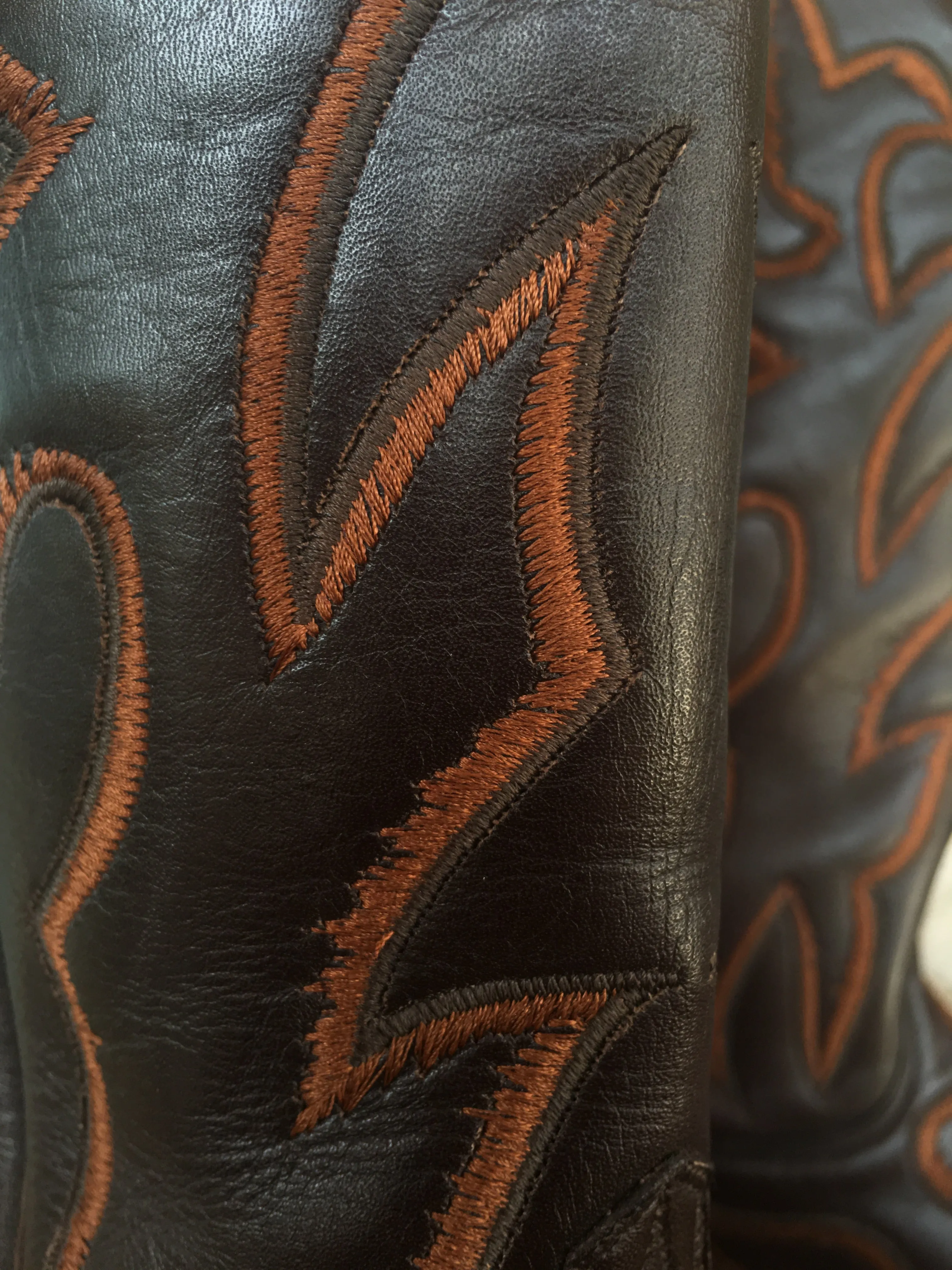 Manuel 3/100 Brown Embroidered Boots 7