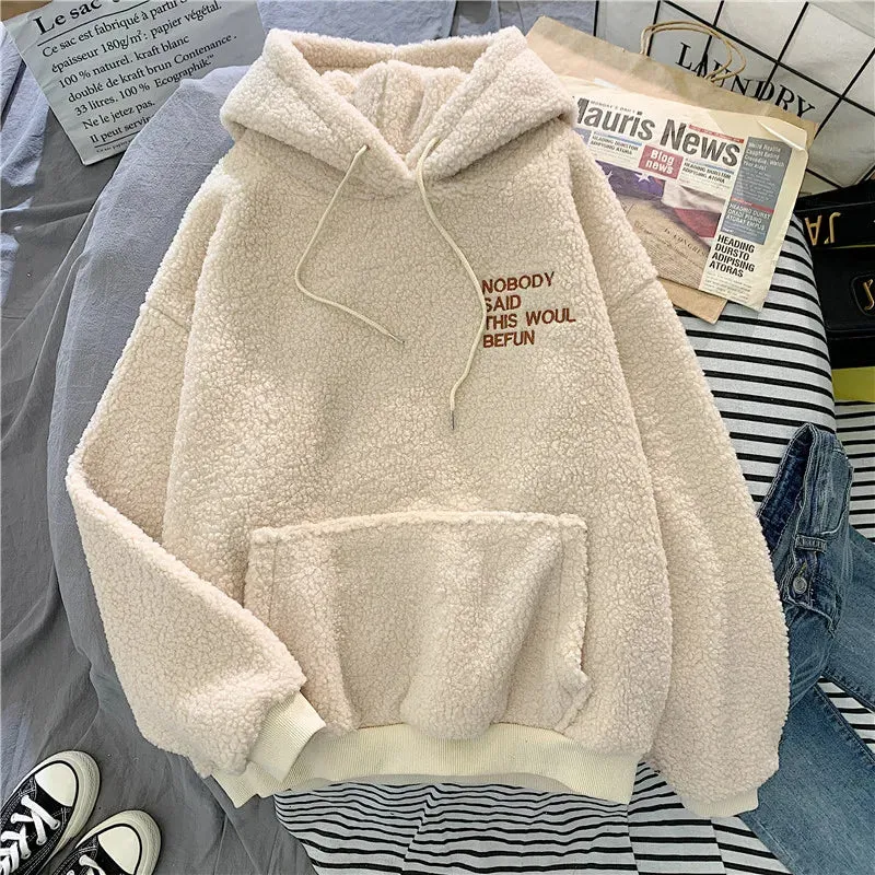 Margaux - Thick fleece hoodie