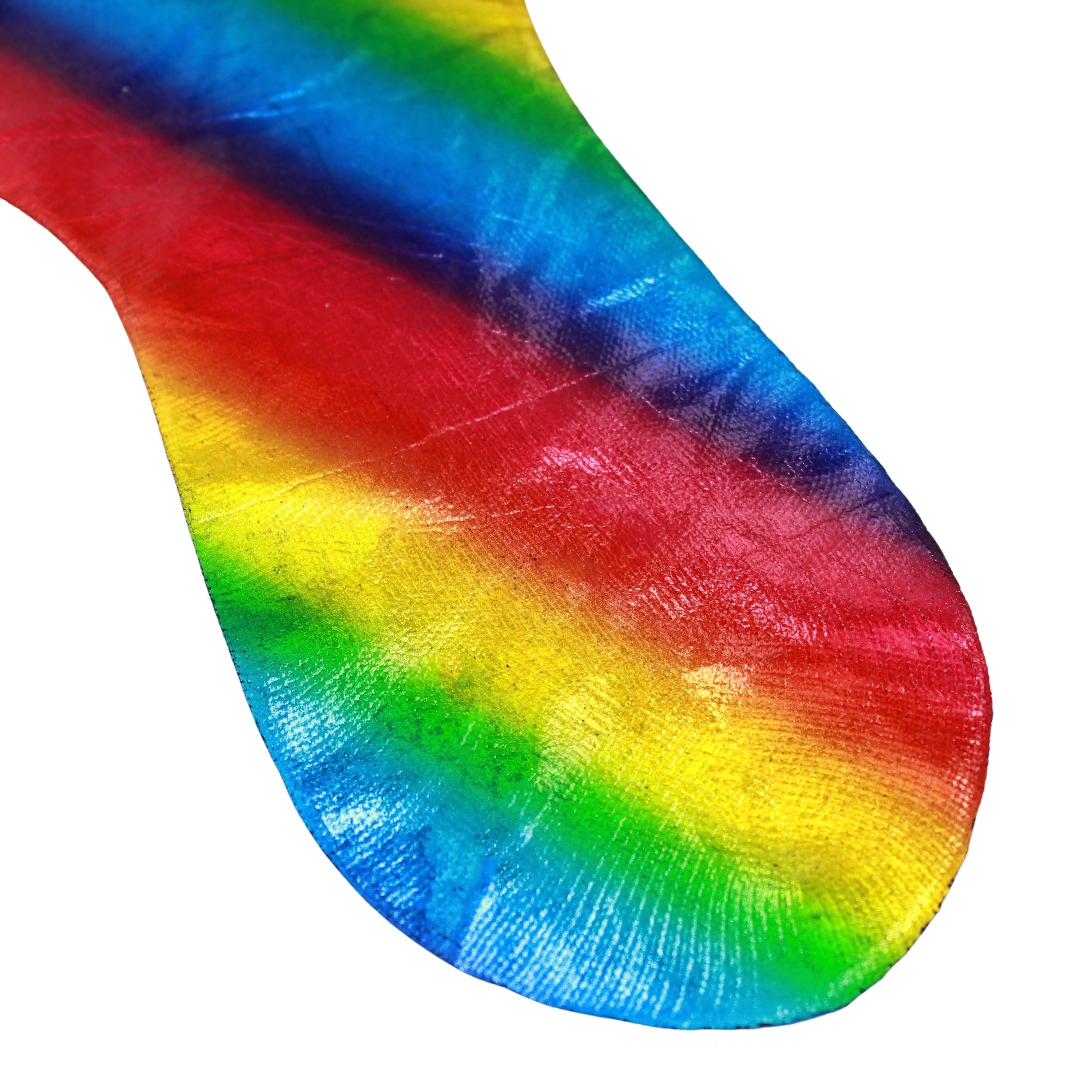 Maria La Rosa Laminated Sock Disco Rainbow