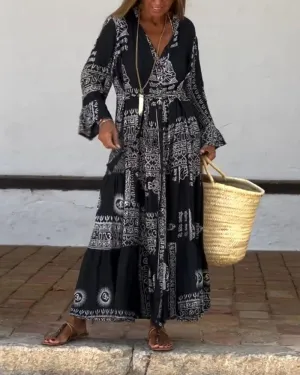 MAUREEN - Artistic Style Loose Dress