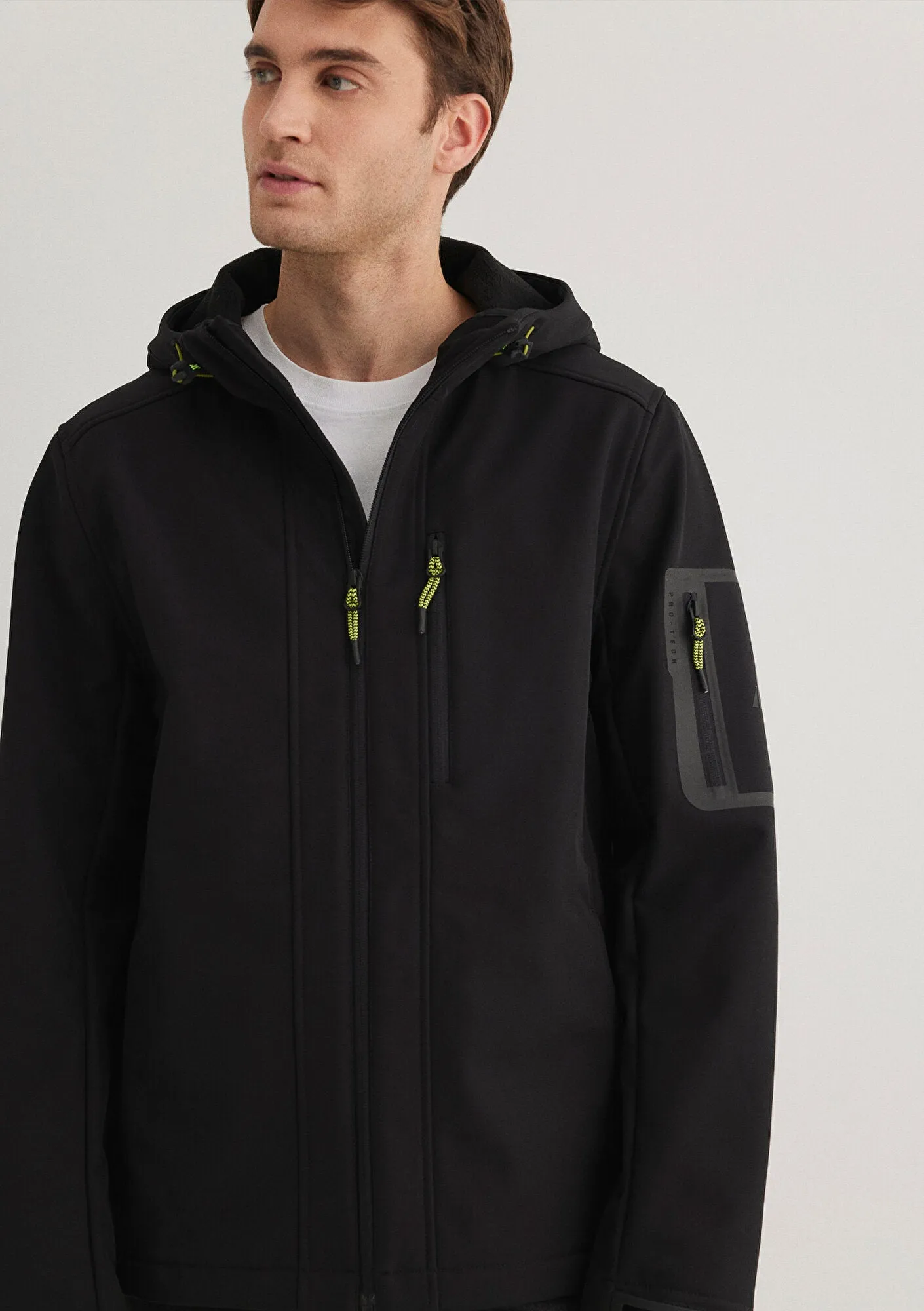 Mavi Pro Hooded Black Jacket
