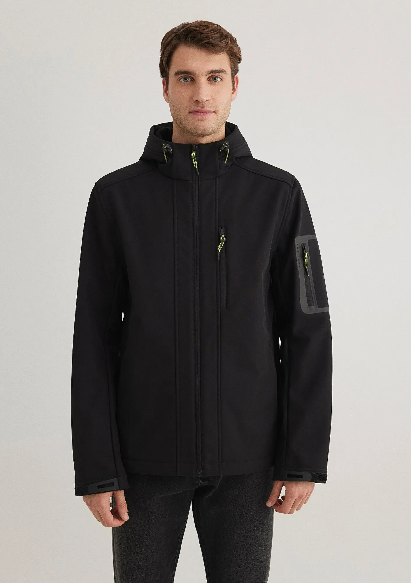 Mavi Pro Hooded Black Jacket