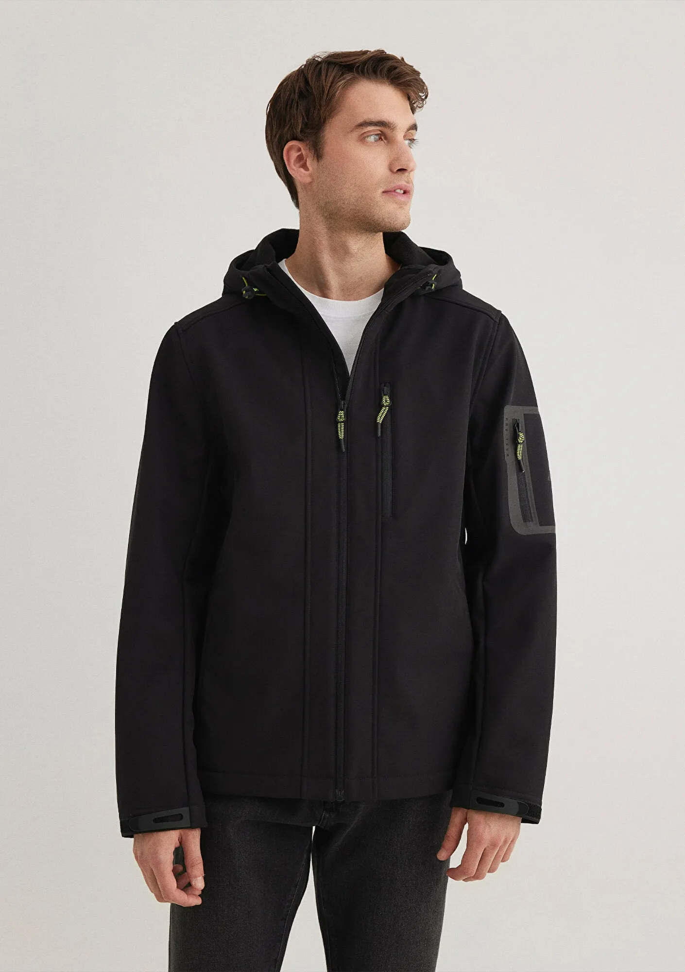 Mavi Pro Hooded Black Jacket