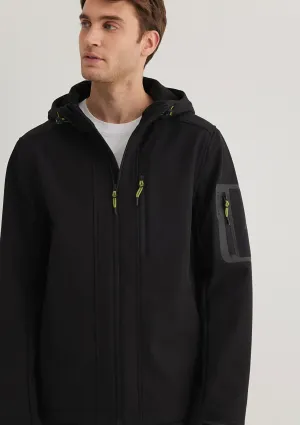 Mavi Pro Hooded Black Jacket