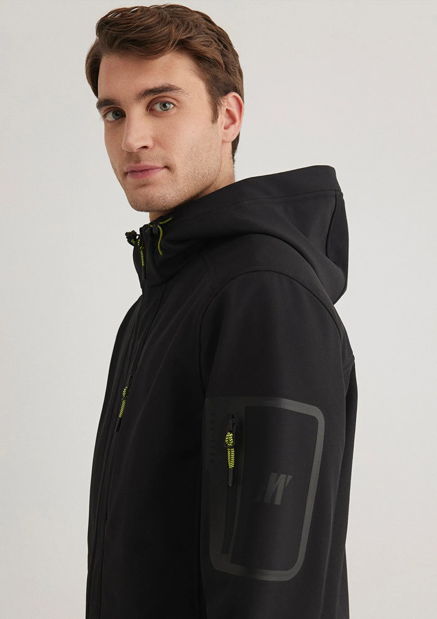 Mavi Pro Hooded Black Jacket