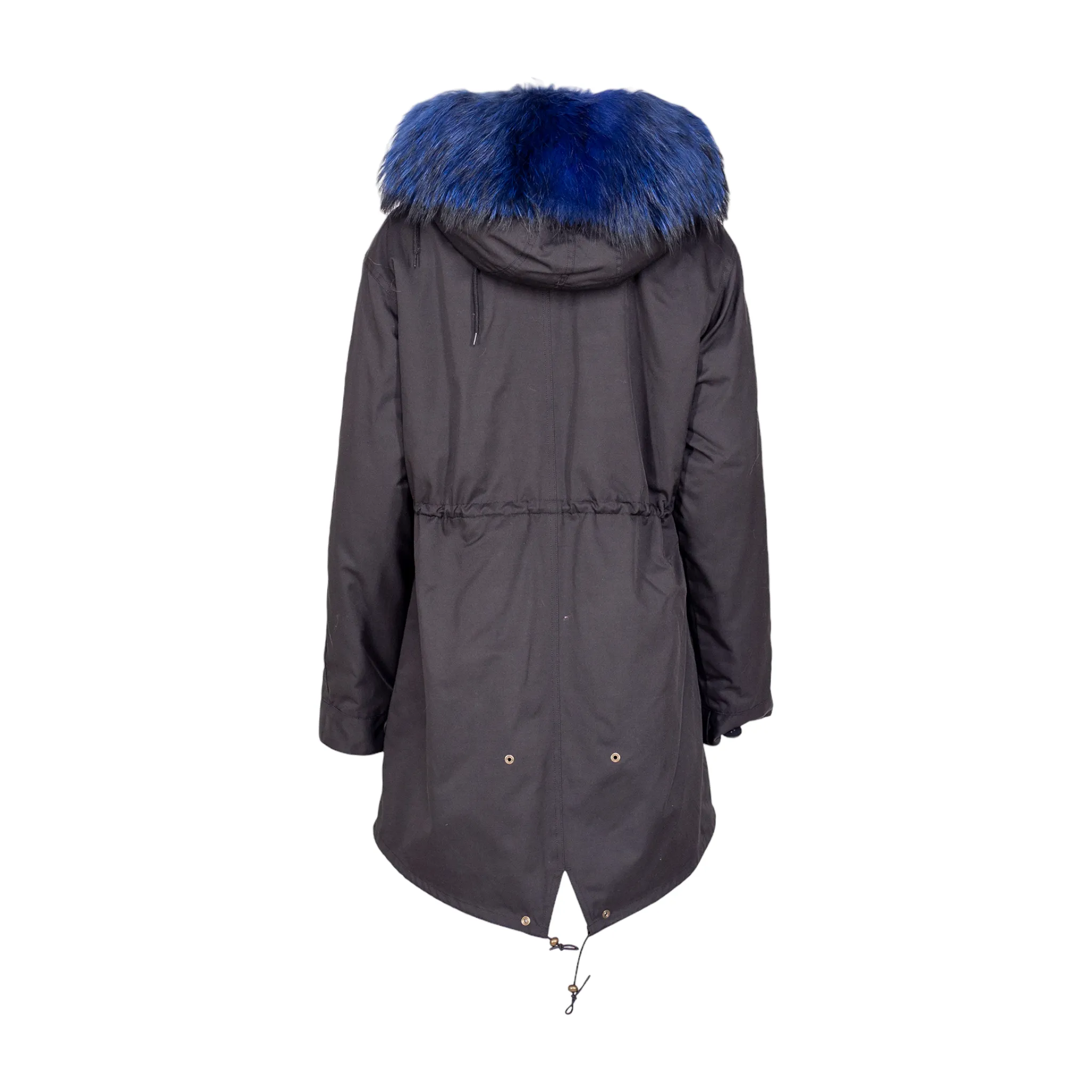 MDB Couture Women's Fur Lined Parka Coat