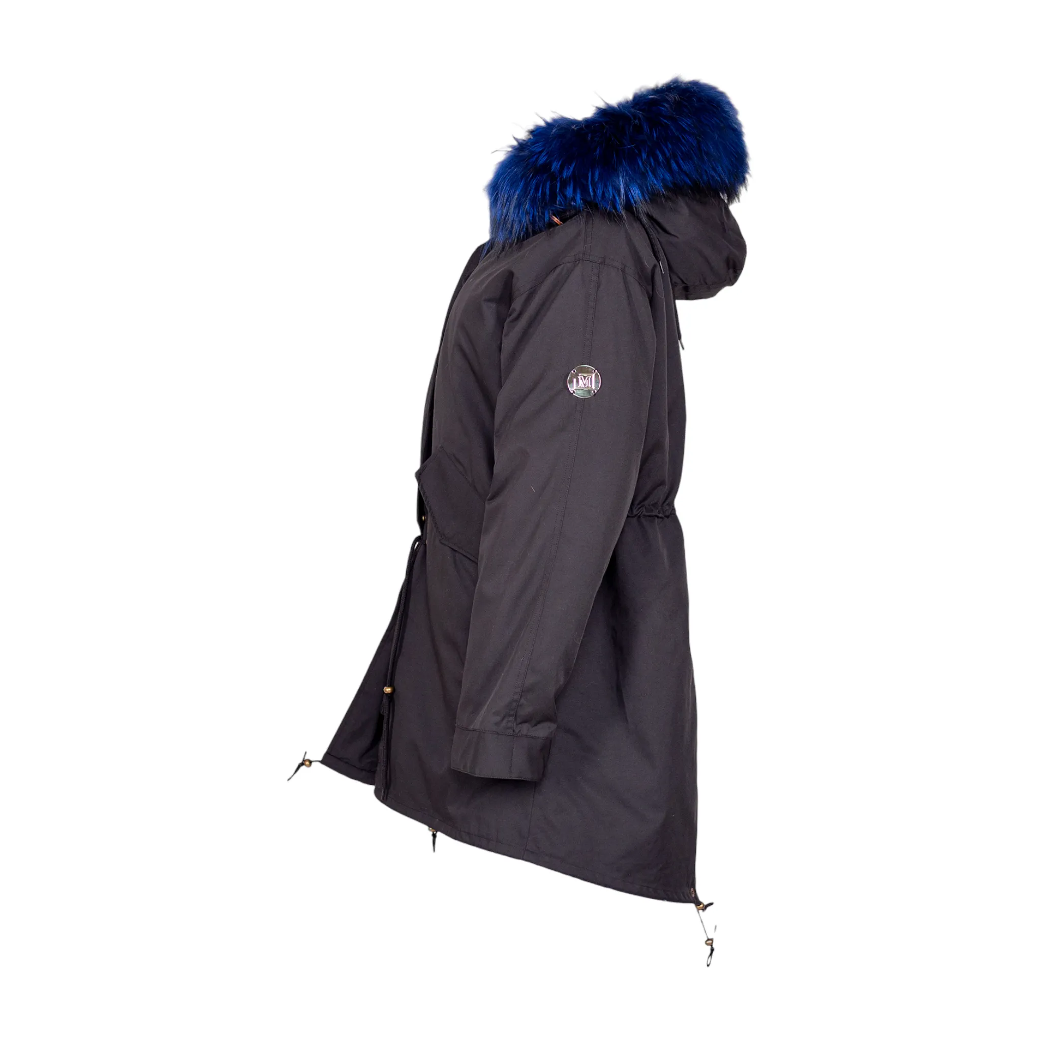 MDB Couture Women's Fur Lined Parka Coat