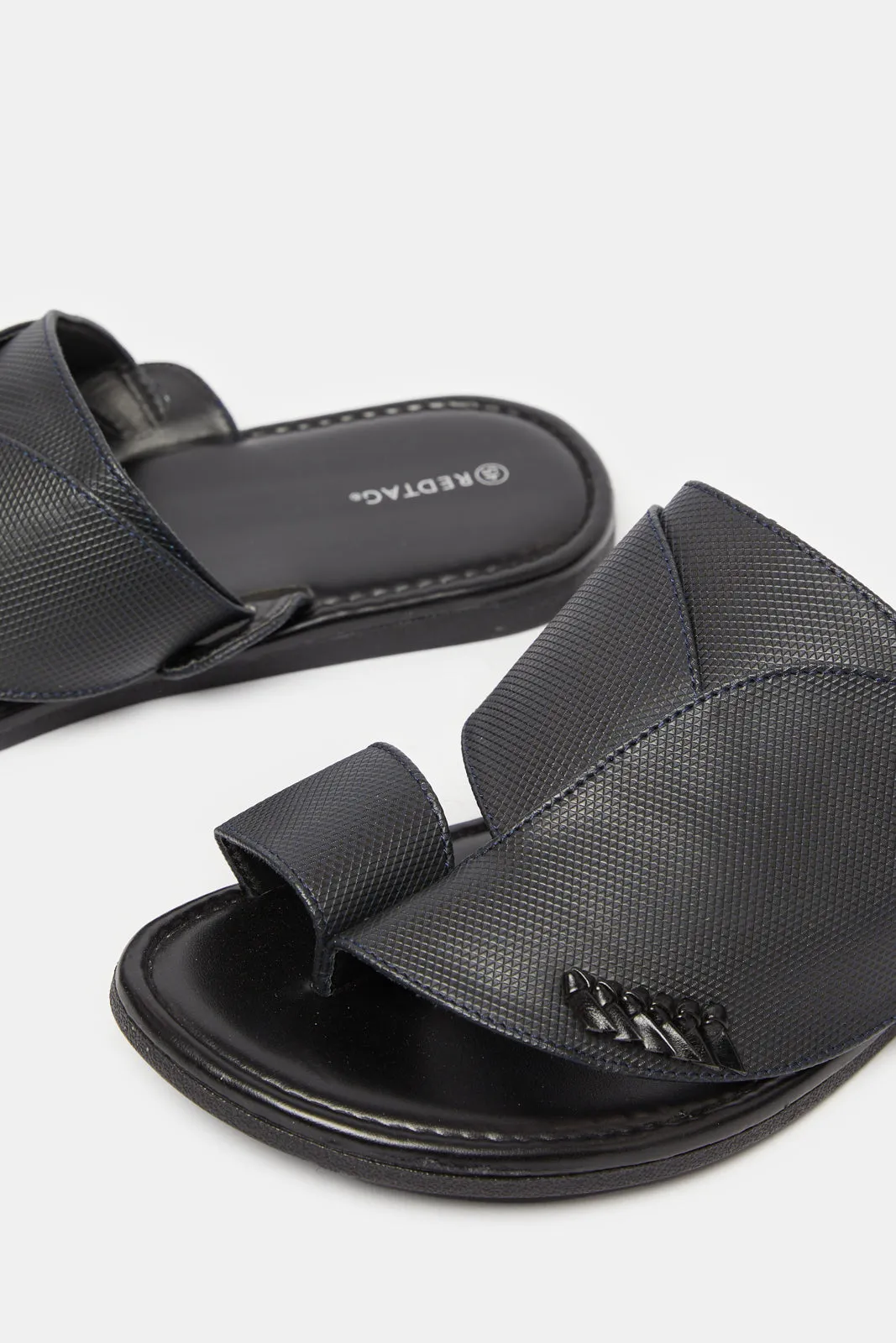 Men Black Shirqui Sandals