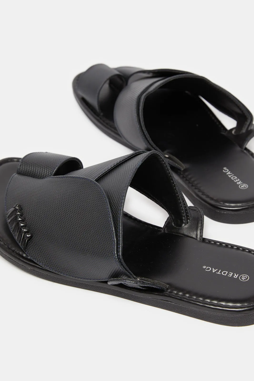 Men Black Shirqui Sandals