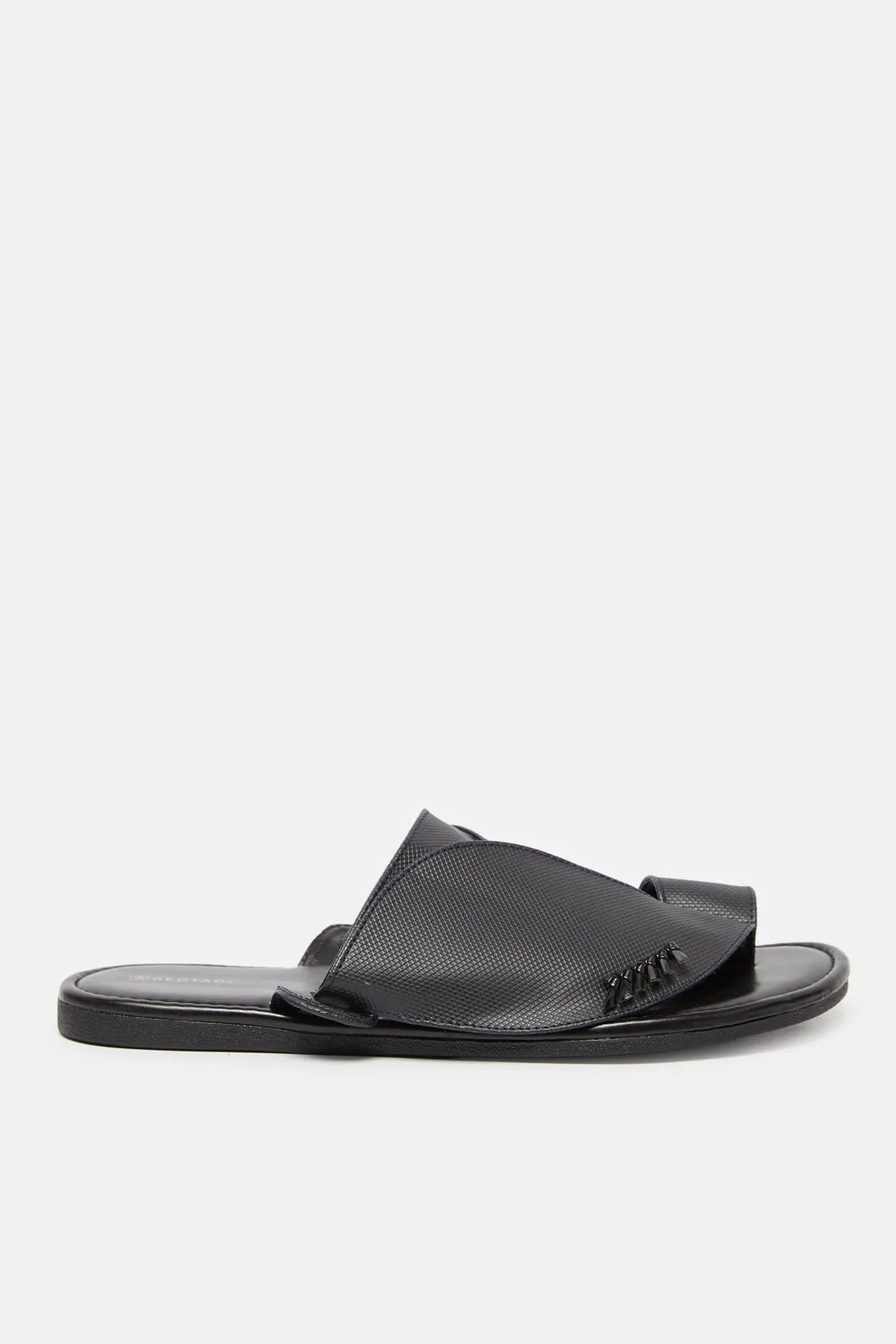Men Black Shirqui Sandals