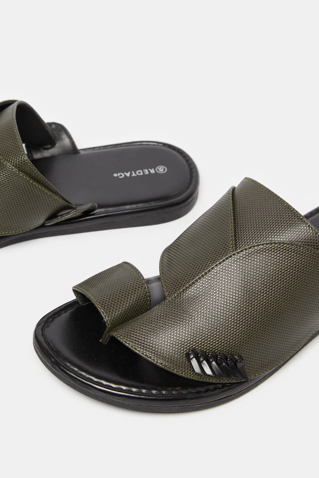 Men Olive Shirqui Sandals