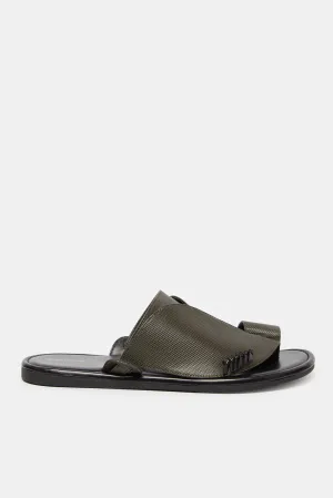 Men Olive Shirqui Sandals