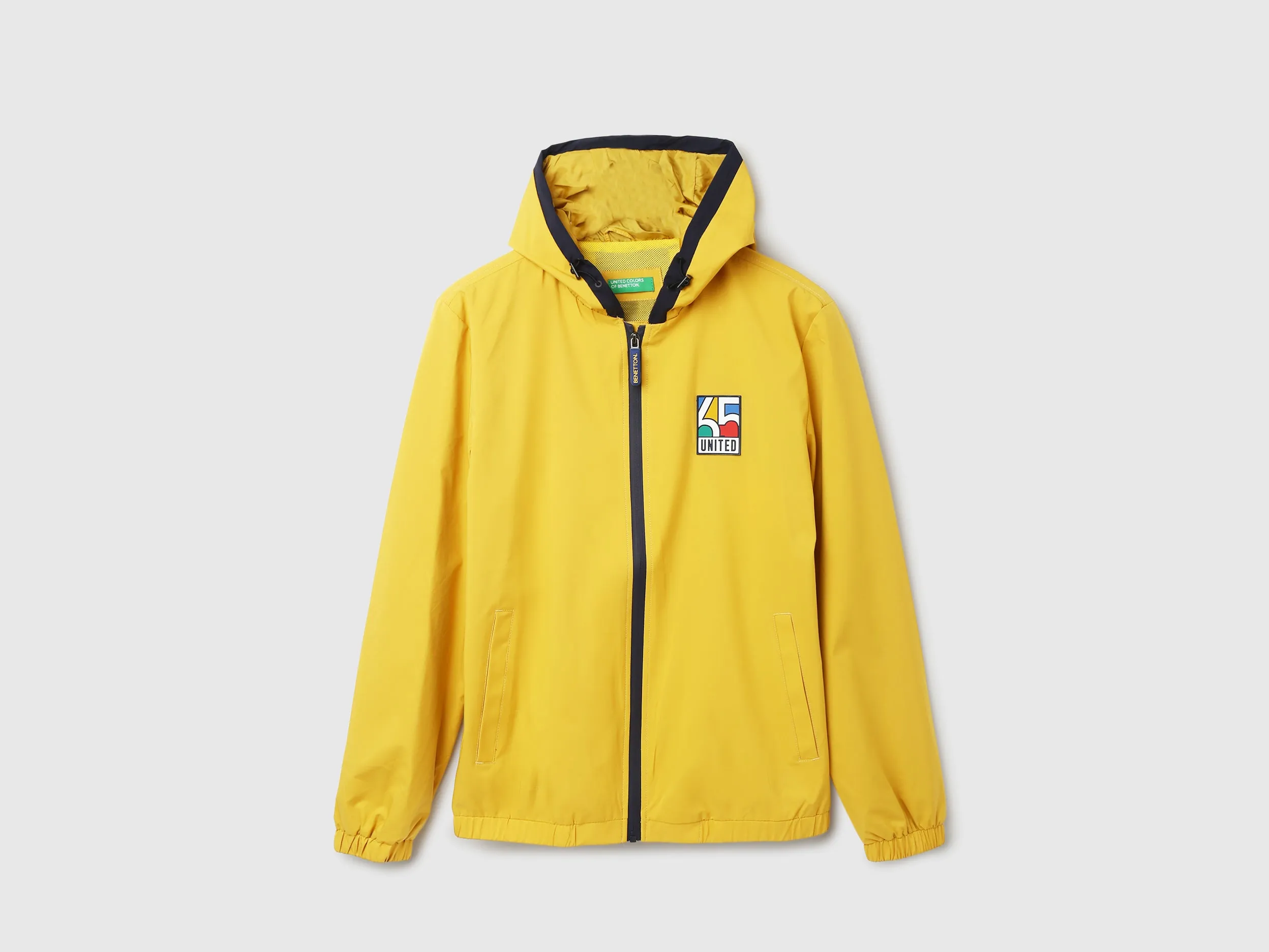 Men Solid Hooded Jacket
