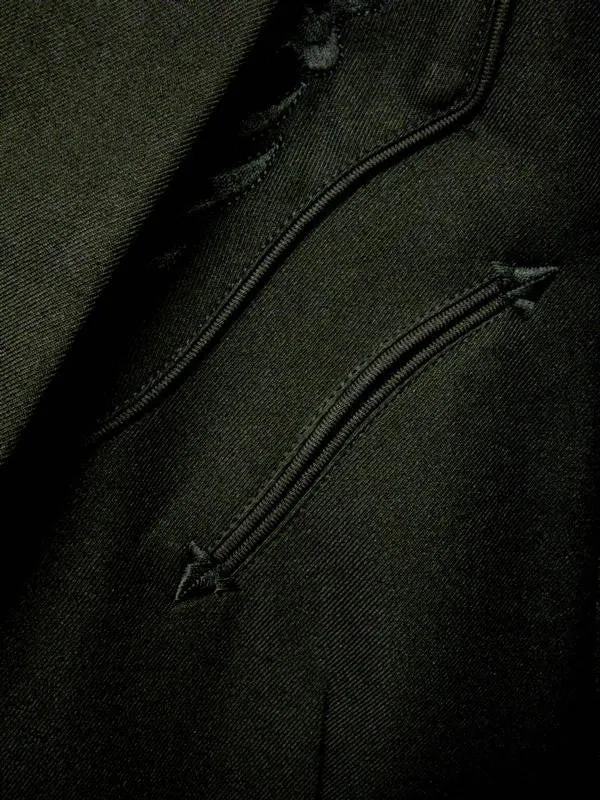 Men's Fabric Jacket Collection: Scully Western Blazer Black Floral Embroidery