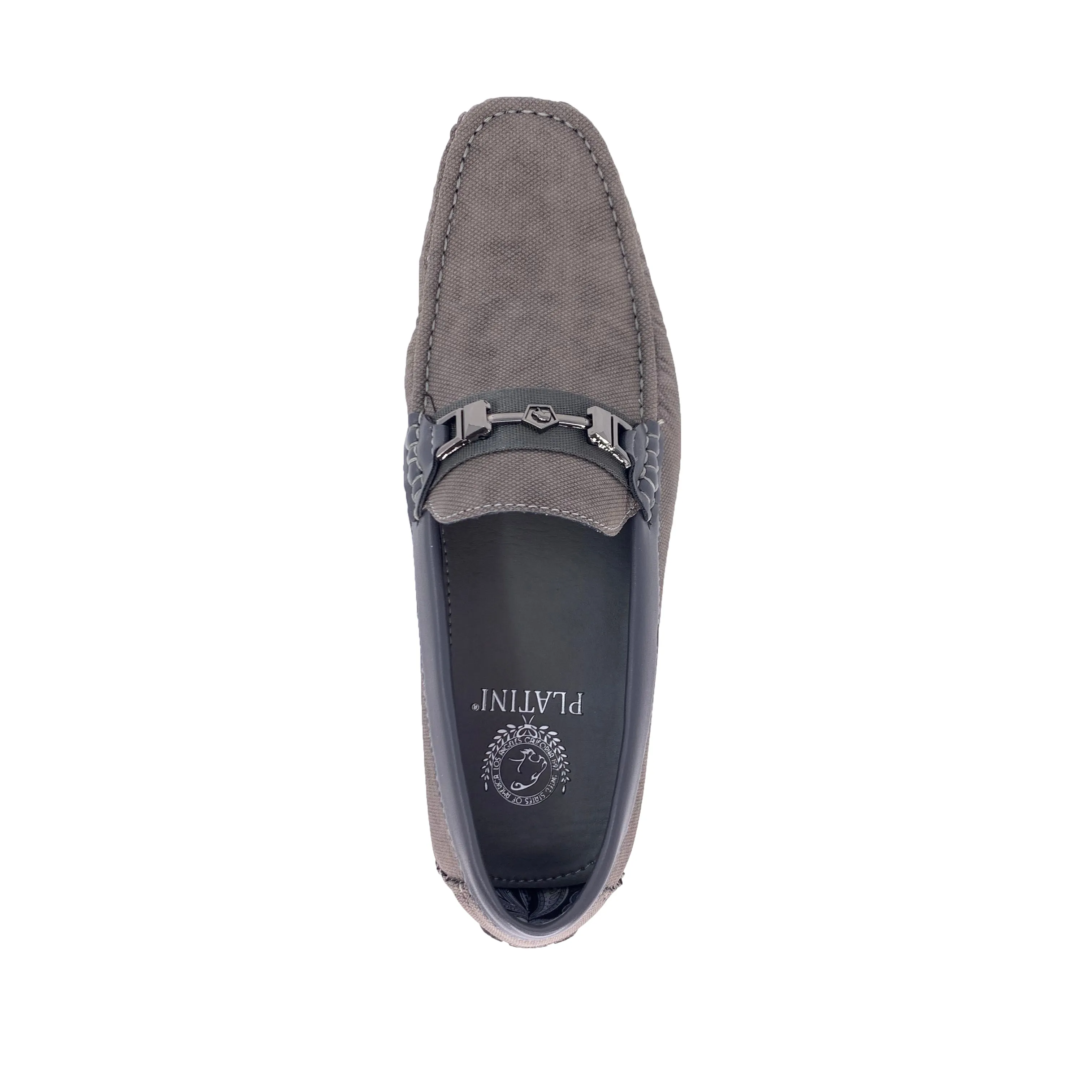 Men's Gray Platini Loafers