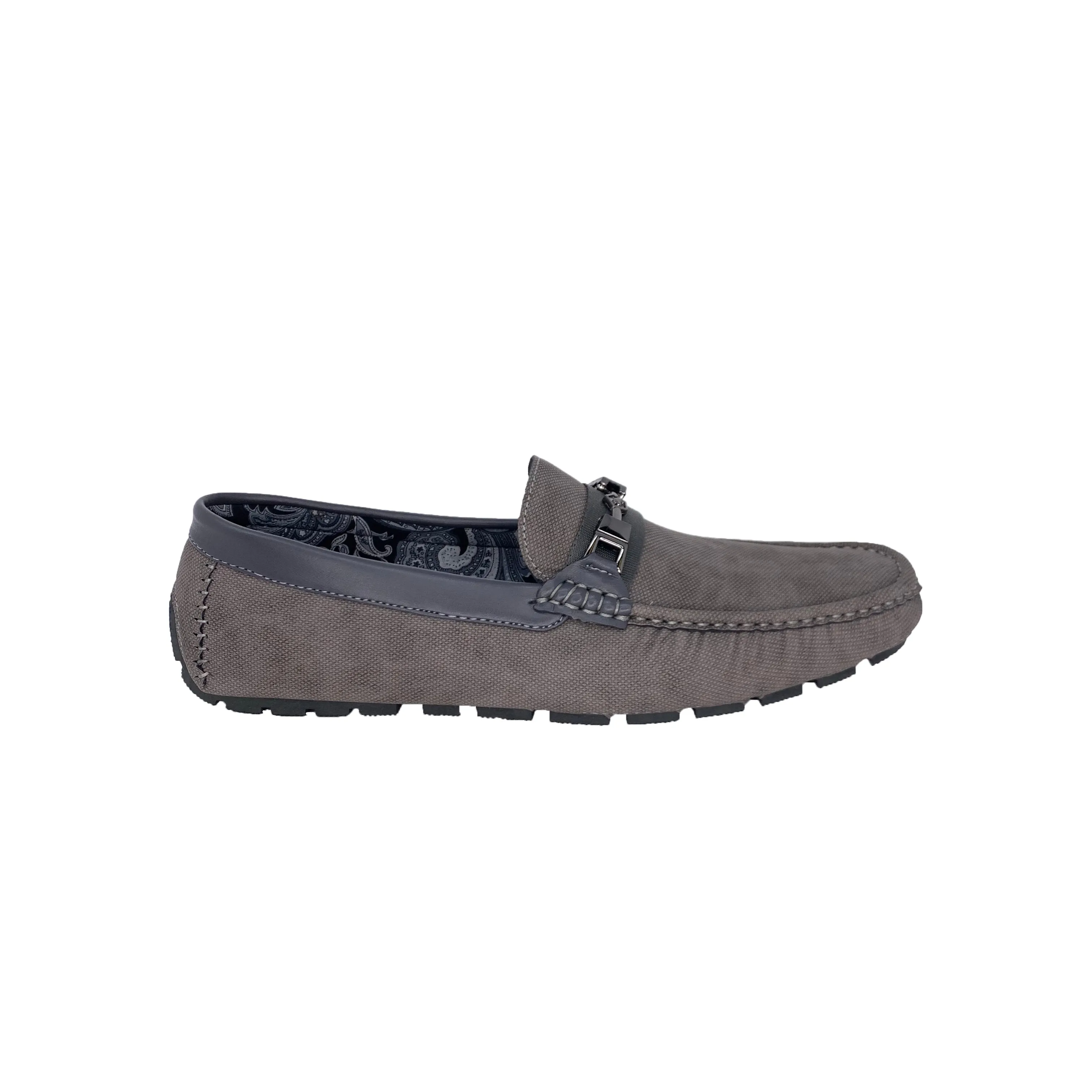 Men's Gray Platini Loafers