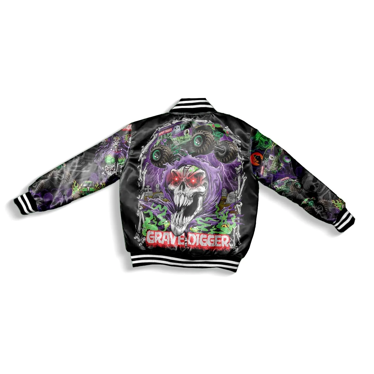 Men's Monster Jam Grave Digger Bomber