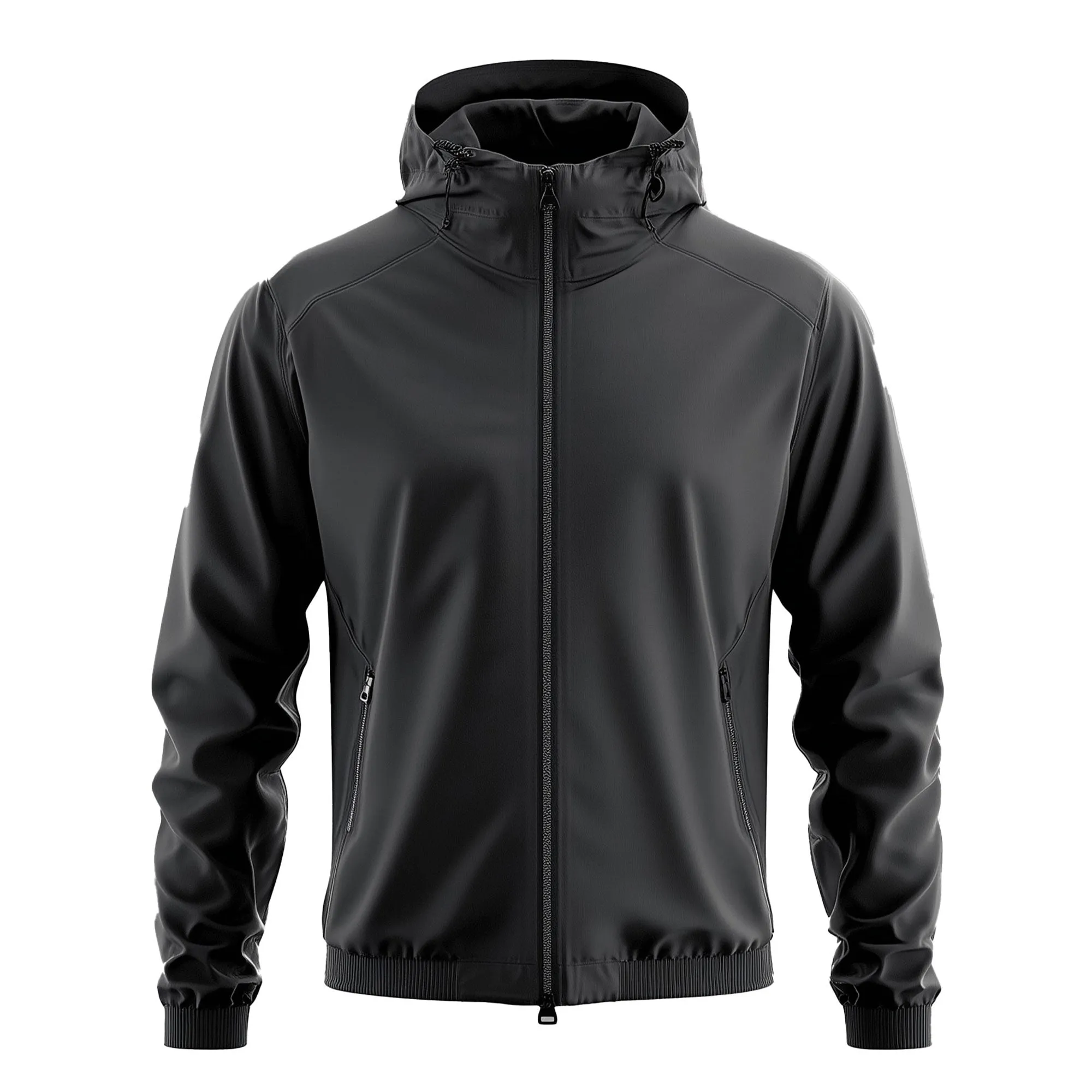 Mens Windbreaker Jackets Lightweight Rain Protection Waterproof Nylon Hooded Windbreaker Jackets