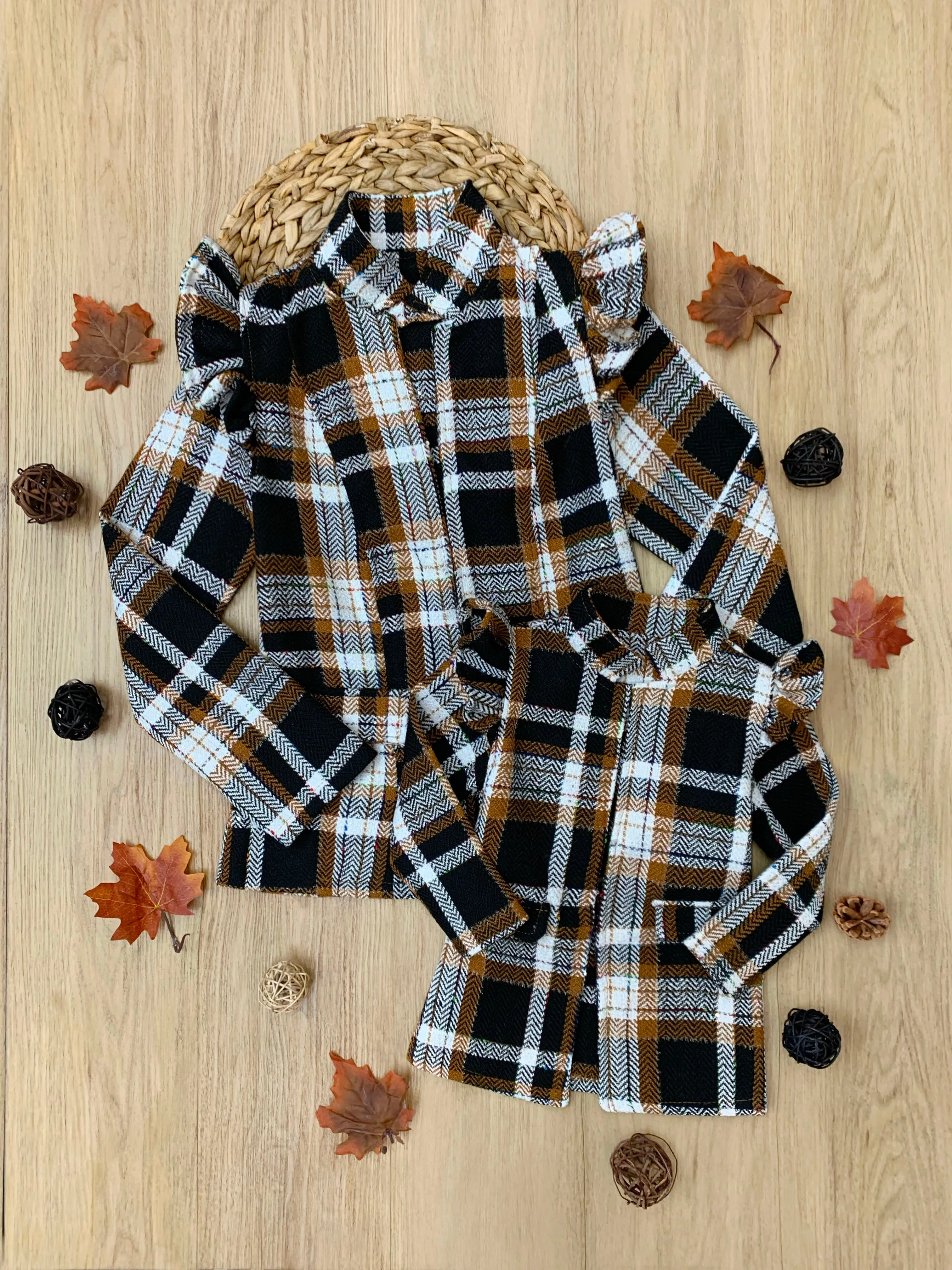 mommy-and-me-plaid-ruffled-bomber-jacket