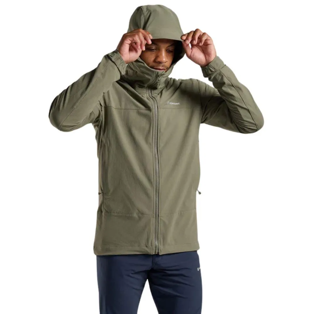 Montane Men's Tenacity Hooded Softshell Jacket (Caper)