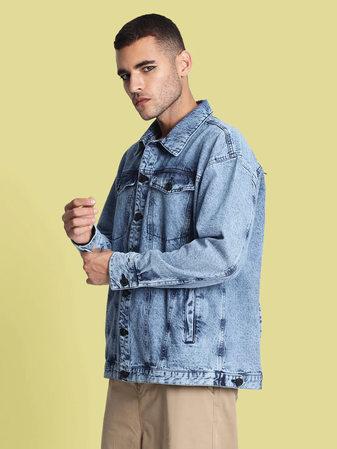 Mood Switch Printed Denim patch for Jackets