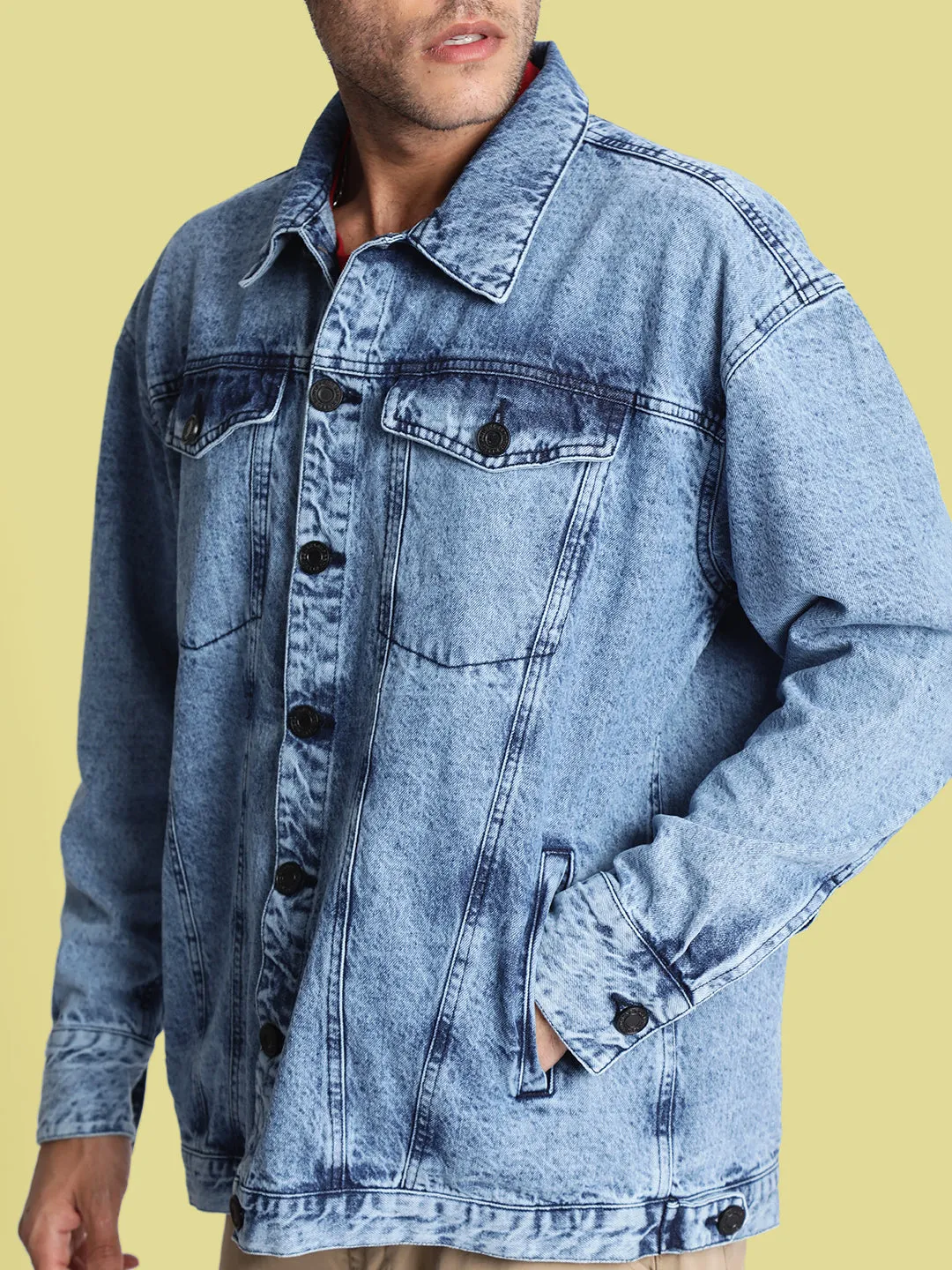 Mood Switch Printed Denim patch for Jackets