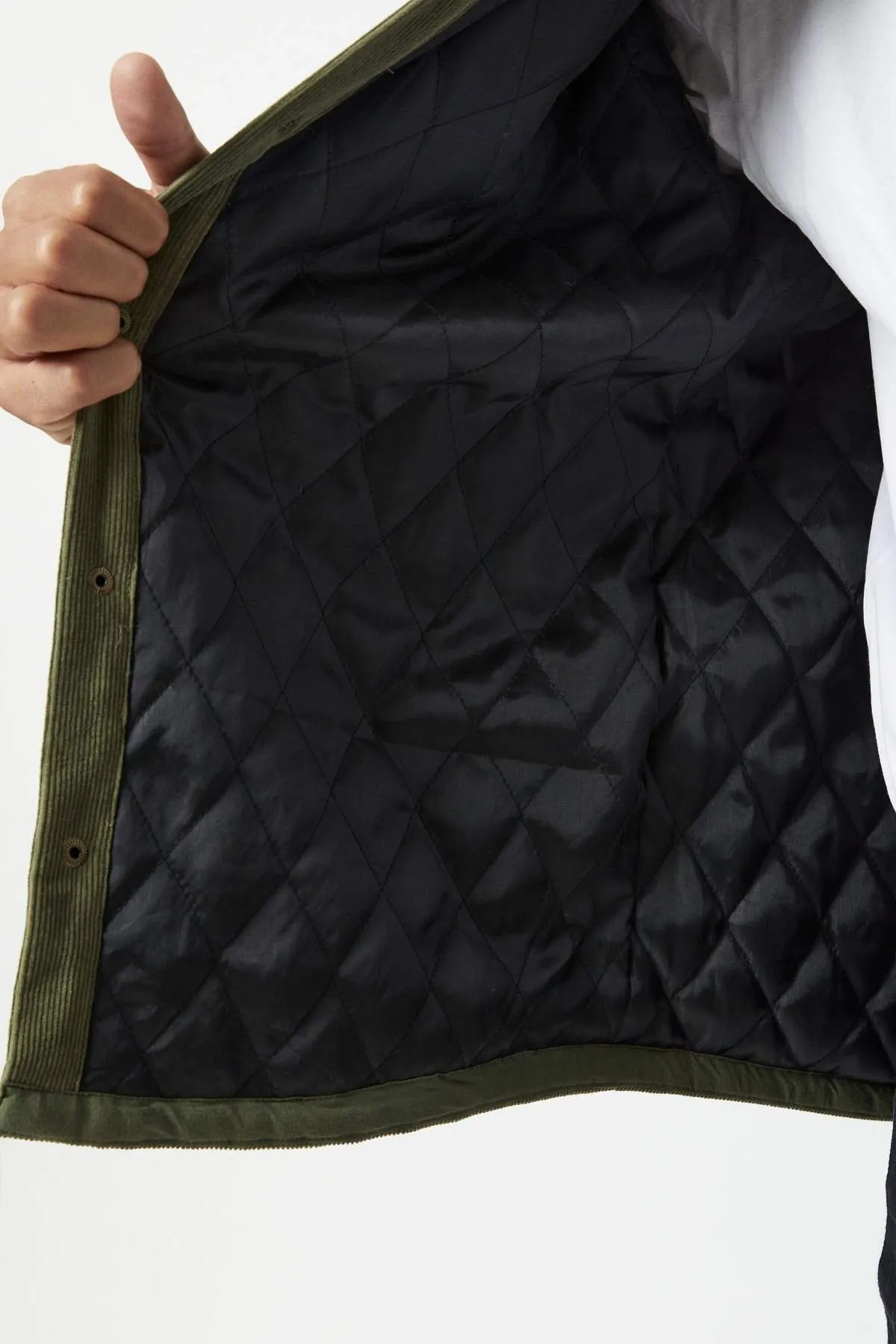 Mr Simple Quilted Cord Jacket