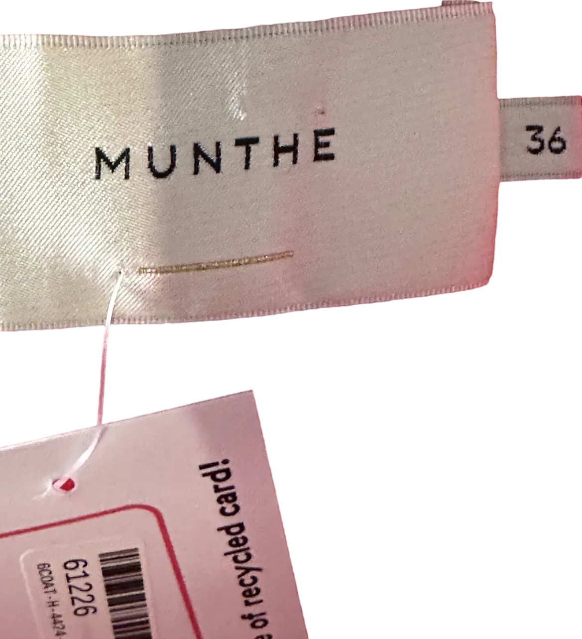 MUNTHE  Pink Satin Blazer UK 8